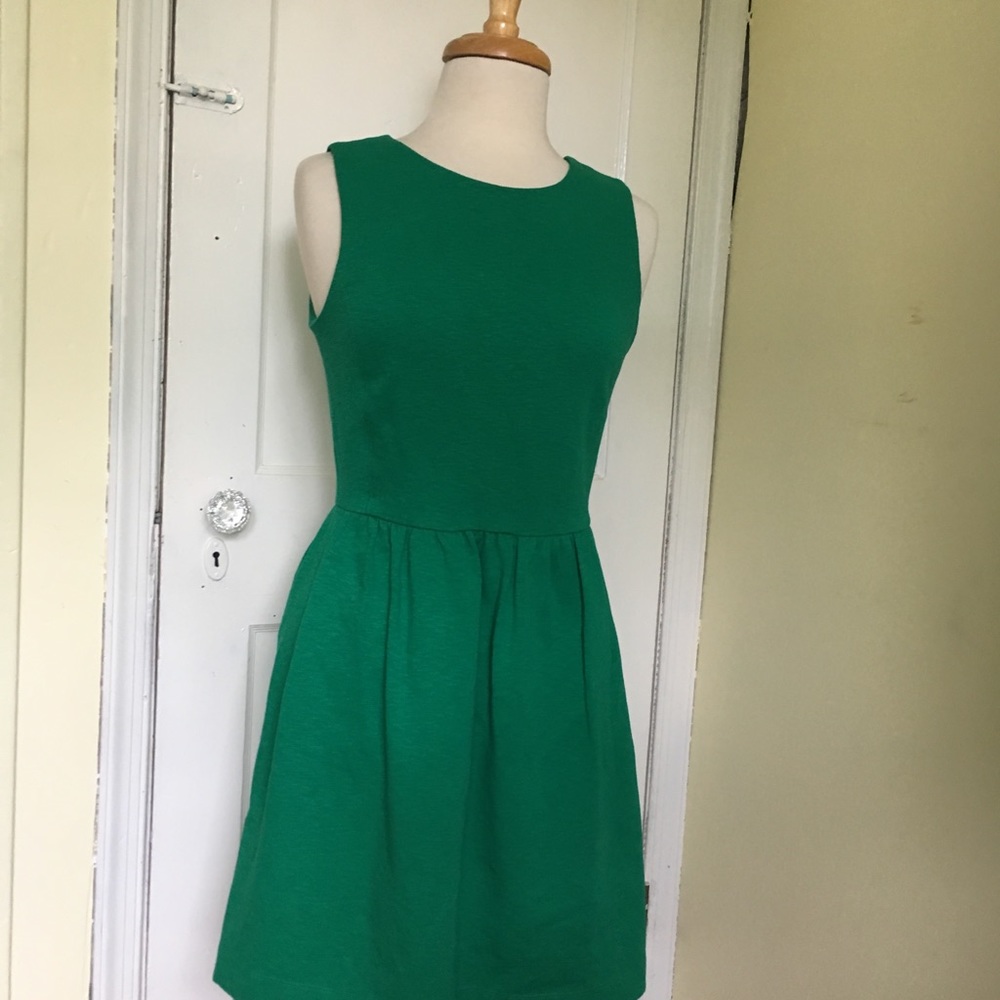 J. Crew Emerald green dress